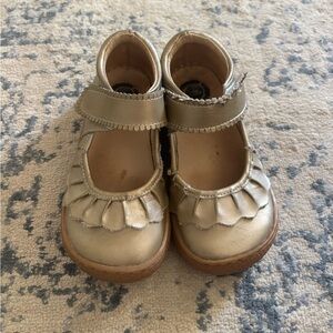 Gold Mary Jane Toddler Shoes